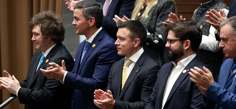 El presidente de la República, Daniel Noboa, mantuvo una reunión bilateral con su homólogo boliviano, Rodrigo Paz, donde trataron temas de interés para las dos naciones.