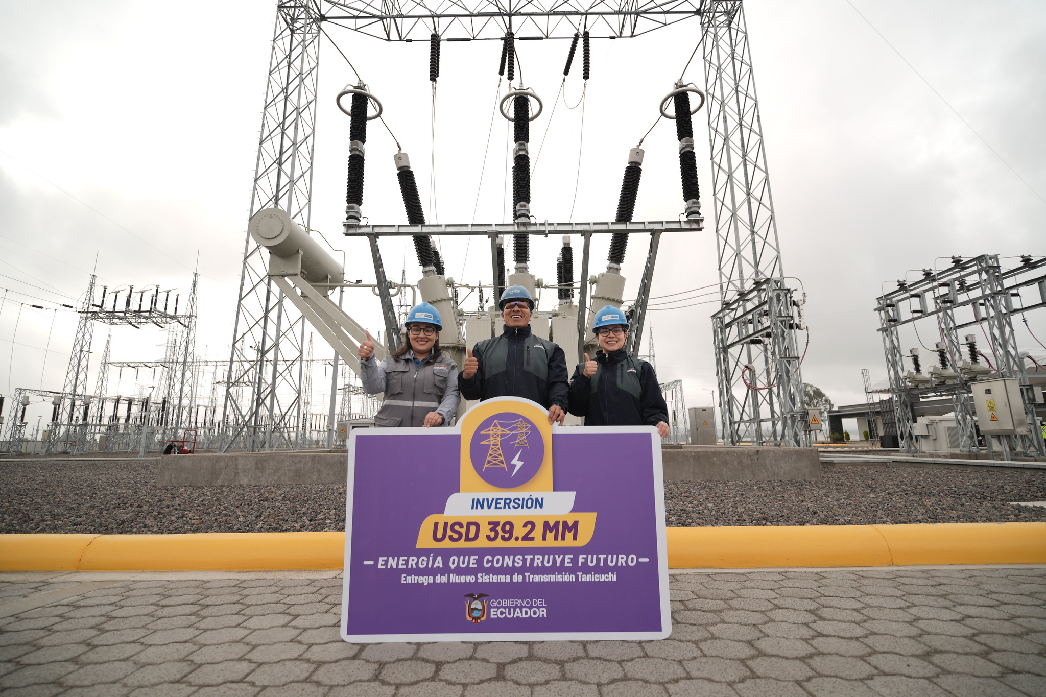 DANIEL NOBOA INAUGURÓ OBRA ESTRATÉGICA QUE FORTALECERÁ EL SUMINISTRO ELÉCTRICO DE COTOPAXI